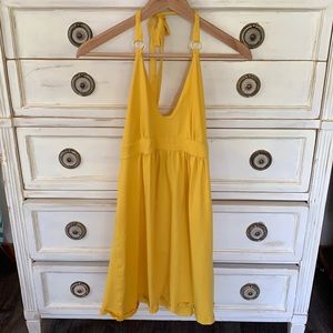 Victoria’s Secret halter dress bra top yellow
